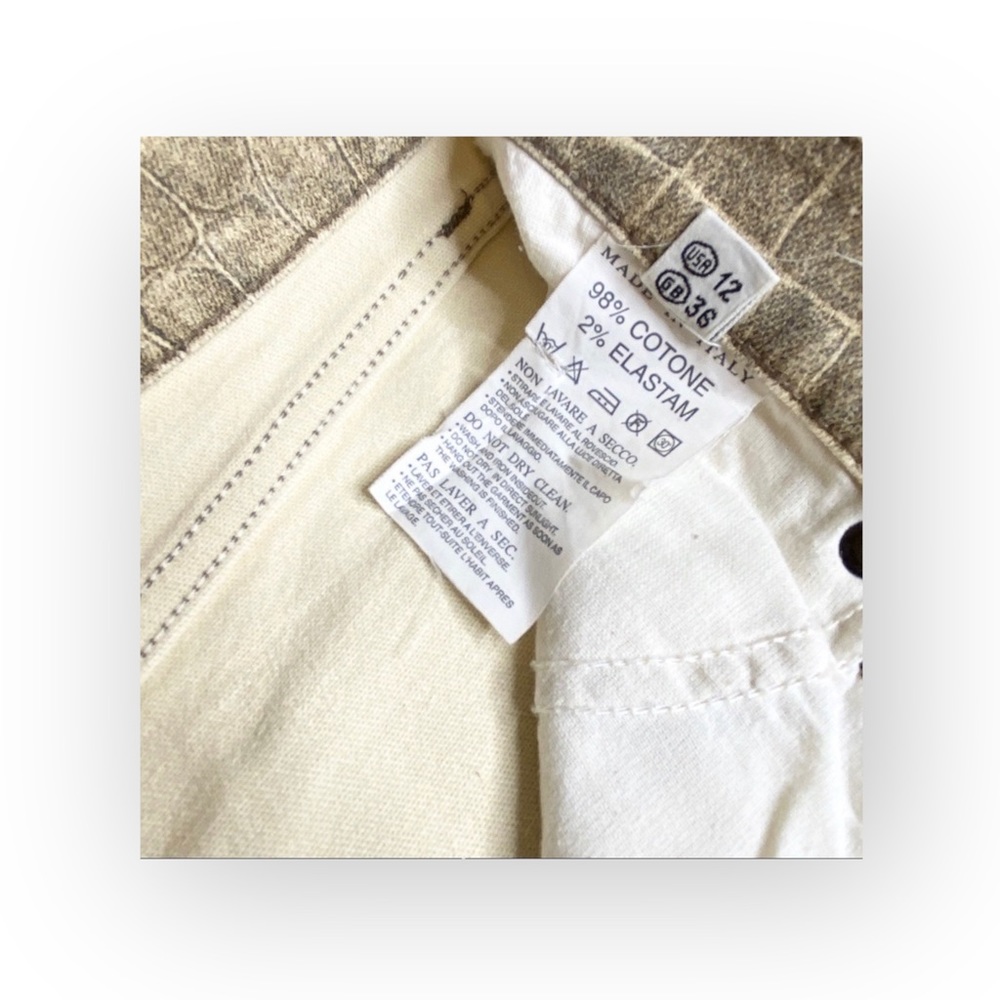 Vintage 90’s: Overdrive Jeans ༄ High Waist Snakeskin Print ༄ Bal Harbour Shops ༄ - Picture 9 of 16